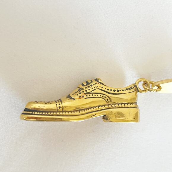 BALLY Vintage Key Gold Chain Mens Shoe Unisex - Picture 4 of 10